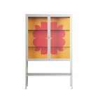 Phonix - Loft Cabinet - Linus Lohoff - Chalk - Clear glass