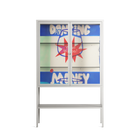 Wino Wagon - Loft Cabinet - Ciara Wade - Chalk - Clear glass