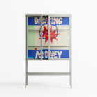 Wino Wagon - Loft Cabinet - Ciara Wade - Chalk - Clear glass