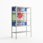 Wino Wagon - Loft Cabinet - Ciara Wade - Chalk - Clear glass