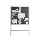Talk Less Say More - Loft Cabinet - Ciara Wade - Chalk - Clear glass