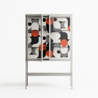 Conserto - Loft Cabinet - Vratislav Pecka - Chalk - Clear glass