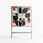 Conserto2 - Loft Cabinet - Vratislav Pecka - Chalk - Clear glass