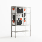 Conserto2 - Loft Cabinet - Vratislav Pecka - Chalk - Clear glass