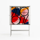 Fuerte - Loft Cabinet - Vratislav Pecka - Chalk - Clear glass