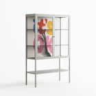 Its Ok - Loft Cabinet - Vratislav Pecka - Chalk - Clear glass