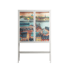 Gamla Stan - Loft Cabinet - Nur Rydberg - Chalk - Clear glass