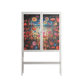 Greatful Meadow - Loft Cabinet - Nur Rydberg - Chalk - Clear glass