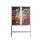 Greatful Meadow - Loft Cabinet - Nur Rydberg - Chalk - Clear glass