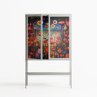 Greatful Meadow - Loft Cabinet - Nur Rydberg - Chalk - Clear glass