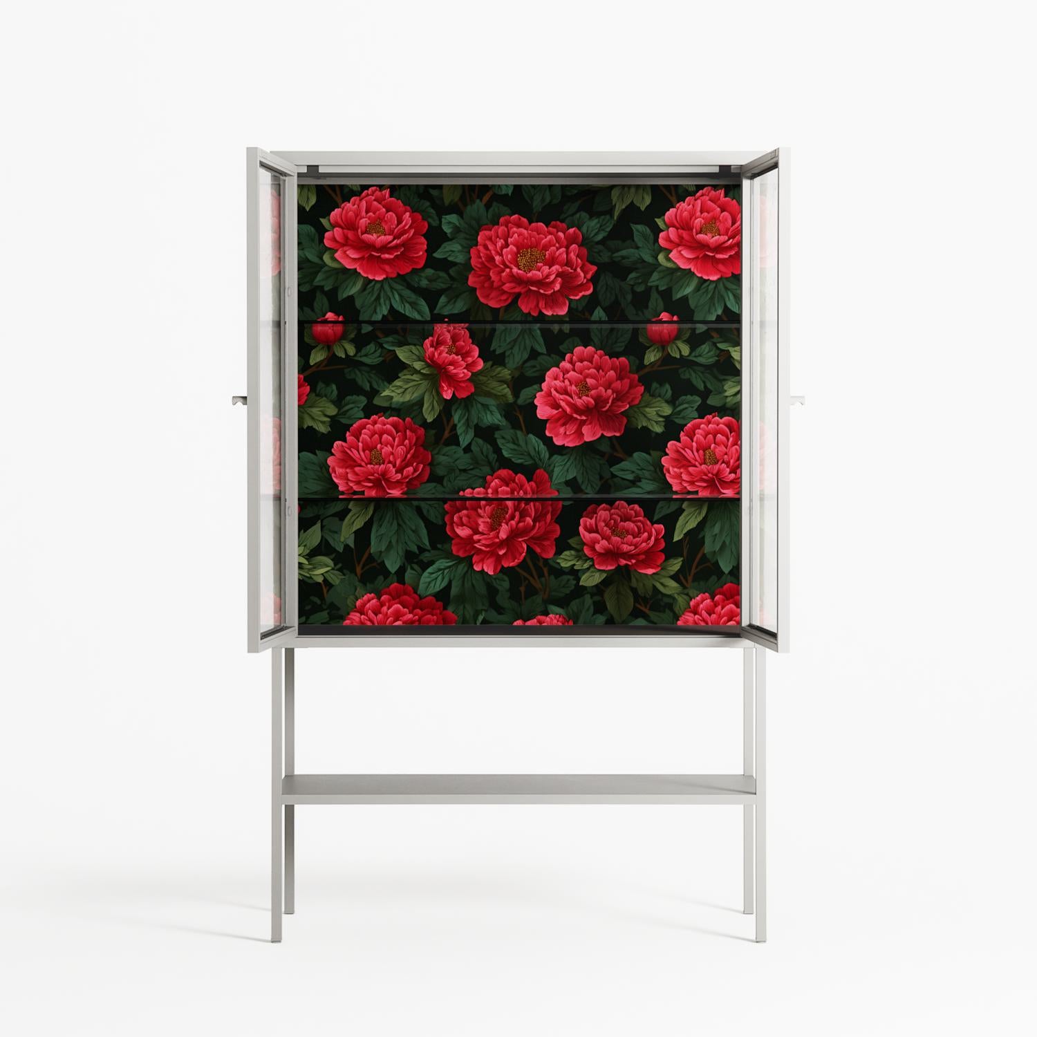 Mormors Rabatt - Loft Cabinet - Nur Rydberg - Chalk - Clear glass