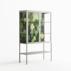 Tummetott - Loft Cabinet - Nur Rydberg - Chalk - Clear glass