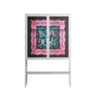 Get In The Fucking Frog Pit - Loft Cabinet - Aley Wild - Chalk - Clear glass