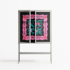 Get In The Fucking Frog Pit - Loft Cabinet - Aley Wild - Chalk - Clear glass