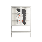 Howdy - Loft Cabinet - Aley Wild - Chalk - Clear glass