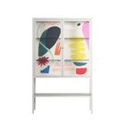 Sea Shapes - Loft Cabinet - Aley Wild - Chalk - Clear glass