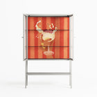 Drink And Cherries - Loft Cabinet - Raissa Oltmanns - Chalk - Clear glass