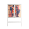 Hidden Beauty - Loft Cabinet - Raissa Oltmanns - Chalk - Clear glass