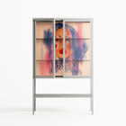 Hidden Beauty - Loft Cabinet - Raissa Oltmanns - Chalk - Clear glass