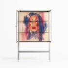 Hidden Beauty - Loft Cabinet - Raissa Oltmanns - Chalk - Clear glass