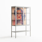 Hidden Beauty - Loft Cabinet - Raissa Oltmanns - Chalk - Clear glass