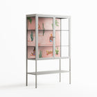 Woman at the Beach - Loft Cabinet - Raissa Oltmanns - Chalk - Clear glass