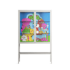Funny Friends - Loft Cabinet - Cezar Berje - Chalk - Clear glass