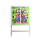 Wizard - Loft Cabinet - Cezar Berje - Chalk - Clear glass
