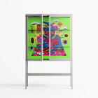 Wizard - Loft Cabinet - Cezar Berje - Chalk - Clear glass