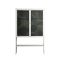 Midnight Dune - Loft Cabinet - Amy Suther - Chalk - Clear glass
