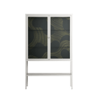 Midnight Dune - Loft Cabinet - Amy Suther - Chalk - Clear glass