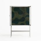 Midnight Dune - Loft Cabinet - Amy Suther - Chalk - Clear glass