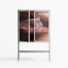 Blow - Loft Cabinet - Nadia Ryder - Chalk - Clear glass