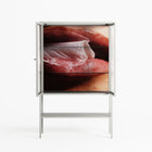 Blow - Loft Cabinet - Nadia Ryder - Chalk - Clear glass