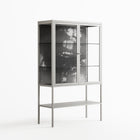 Gel - Loft Cabinet - Nadia Ryder - Chalk - Clear glass