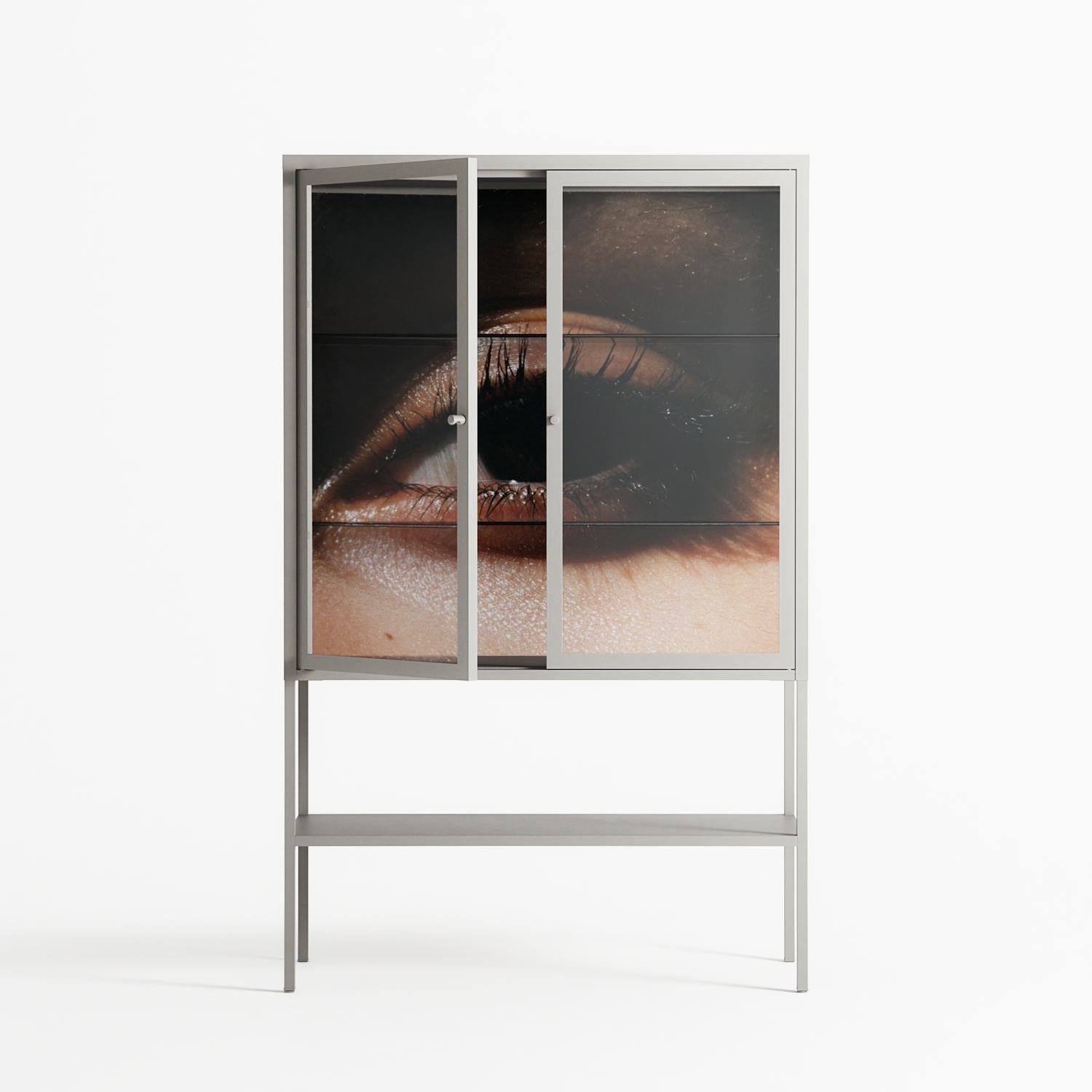 Gem - Loft Cabinet - Nadia Ryder - Chalk - Clear glass