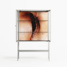 Glow - Loft Cabinet - Nadia Ryder - Chalk - Clear glass