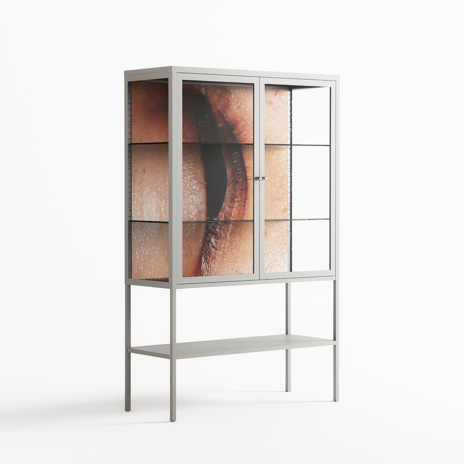 Glow - Loft Cabinet - Nadia Ryder - Chalk - Clear glass