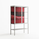 Squish - Loft Cabinet - Nadia Ryder - Chalk - Clear glass