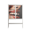 Teeth - Loft Cabinet - Nadia Ryder - Chalk - Clear glass
