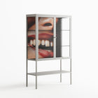 Teeth - Loft Cabinet - Nadia Ryder - Chalk - Clear glass
