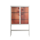 The Art Of Kissing - Loft Cabinet - Nadia Ryder - Chalk - Clear glass