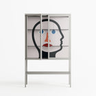 En_Suspend - Loft Cabinet - David Vanadia - Chalk - Clear glass