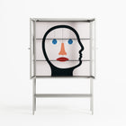 En_Suspend - Loft Cabinet - David Vanadia - Chalk - Clear glass