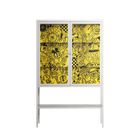 What a Mess - Loft Cabinet - Craig Watkins - Chalk - Clear glass