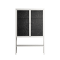 The Single Color - Loft Cabinet - Craig Watkins - Chalk - Clear glass