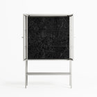 The Single Color - Loft Cabinet - Craig Watkins - Chalk - Clear glass