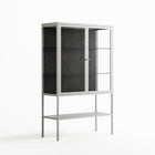The Single Color - Loft Cabinet - Craig Watkins - Chalk - Clear glass