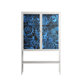 The Blue Line - Loft Cabinet - Craig Watkins - Chalk - Clear glass