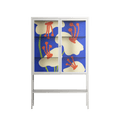 Meadow - Loft Cabinet - Magda March - Chalk - Clear glass